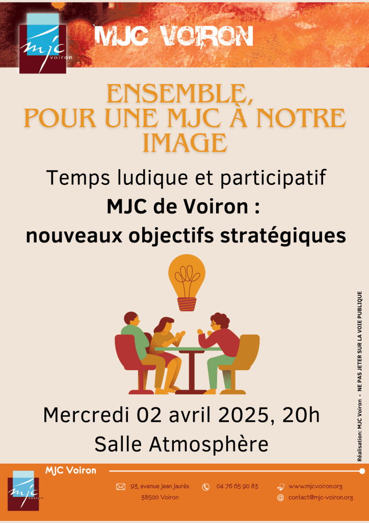 Mjc Visuals projet associatif de la MJC. Atelier n°4. Mercredi 02 avril, 20h – MJC ...